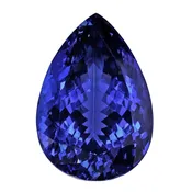 40.47ct Pear Certified AAAA Tanzanite 27.3×19.6mm