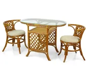Borneo Dining Room Set of 3 pieces, Colonial color