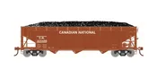 Athearn ATH33083 HO 40ft Offset Coal Hopper, Canadian National #324480