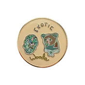 Bear + Lion Brooch (Limited Edition)