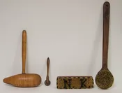 Lot 100M: Mallet, Pie Crimper, Two Brushes