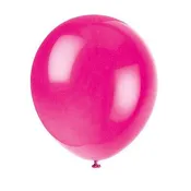 12" Latex Balloons, 10ct - Magenta