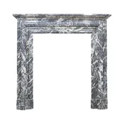 Antique Belgian Saint Anne Des Pyrenees Marble Mantel (M-PRHK)