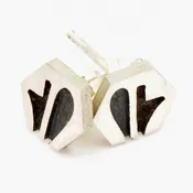 1/4" Hopi Post Earrings - Water