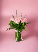 2 Dozen Pink Roses – 24 Long Stem Pink Roses