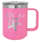 15 oz. Stainless Steel Vacuum Insulated Mug with Slider Lid