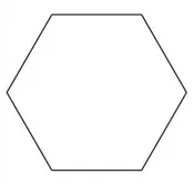 1 in Hexagon Template - THEX1