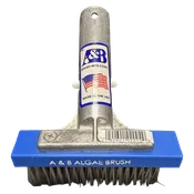 A&B Brush 5in Algae Brush Stainless Steel 2004