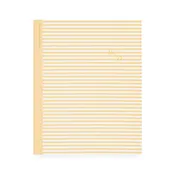 2026-2027 Yellow Stripe Monthly Academic Planner