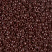 8/0 Opaque Chocolate Miyuki Seed Bead 8-409 10g