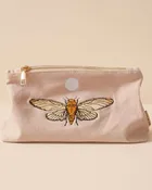Medium Corduroy Pouch - Pale Pink