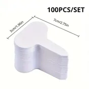 100pcs Waterproof T-shaped Socket Gardening Label Outdoor Garden Plant Tags Plastic Reusable Plant Labels Hanging Marking Tags