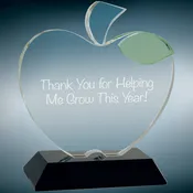 Crystal Apple with Black Base