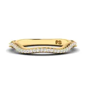 0.15 CT Round Cut Natural Diamonds - Wedding Band