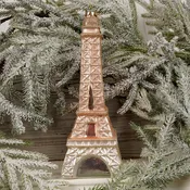 10.5Inch Glass Eifel Tower Ornament