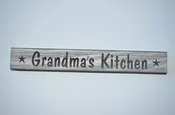 12″ Handcrafted Sign That Reads “Grandma’s Kitchen”