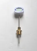 Digital Thermometer with Lead Free Thermoport and Gasket 1/2 NPT | Olympic Distillers