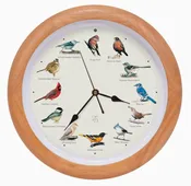 13″ Oak Anniversary Singing Bird Clock
