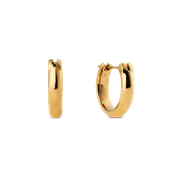 Arch Earrings Gold 12mm