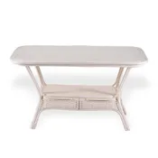 Alexa Dining Oval Table, White color
