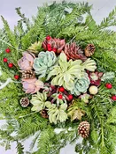 Succulent Wreath Centerpiece — Highway 92 Succulents