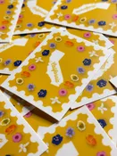 2.3”x2.8” California Wildflowers Stamp Matte Sticker