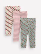 3-pack Pointelle Leggings-Multi Floral