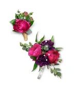 ALLURE CORSAGE AND BOUTONNIERE SET