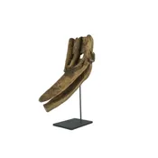 1930's African Mask on Iron Stand