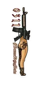 0311 Butt Stock Sticker