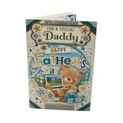 For A Special Daddy Teddy With Laptop Design Father\’s Day Card