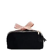 Accordion Box Makeup & Toiletry – Eco Velvet – Jetset Black