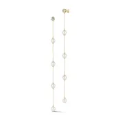 14kt Diamonds and Pearls Drizzle Earrings