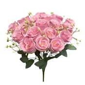 16'' Rose Bud Bush ( INT2522-#5 Cream Lavender )