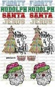 Pre-Designed DTF Transfer Gang sheet Frosty and Merry