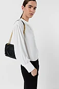 Blouse fluide à col tunisien - CEZANNE