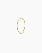 14K Gold Classic Single Hoop