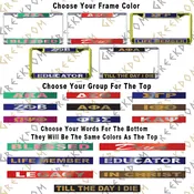 Domed Plate Frame – Word