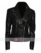 Fringe Anna Torv Biker Leather Jacket