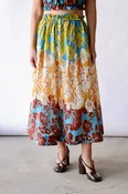Alémais Splice Midi Skirt in Multi