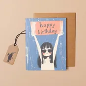 A Birthday Sign Greeting Card