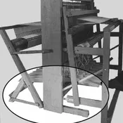 Leclerc new Artisat 8-Shaft Loom Back Hinge Treadle Kit
