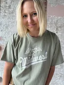 Midwest Vintage Graphic Crop Top