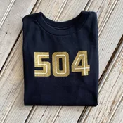 504 Kids-black/gold/white