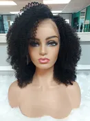 16' Kinky Curly 13x6 frontal wig, 150 density
