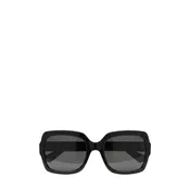*Gucci GG0036S Oversized Square Acetate Frame Smoke Lens GG Logo Sunglasses w/Case