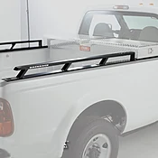 BackRack Industrial Grade Toolbox Side Rails for Long Bed Trucks