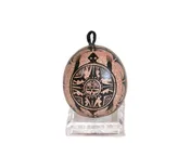 Acoma Gourd Art - Egg shaped with turtle ornament with Mimbres Motif