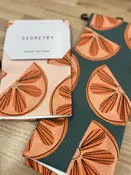 Geometry Citrus Slices - Tea Towel
