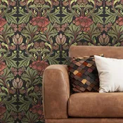 Acanthus Flower Stencil Pattern by William Morris